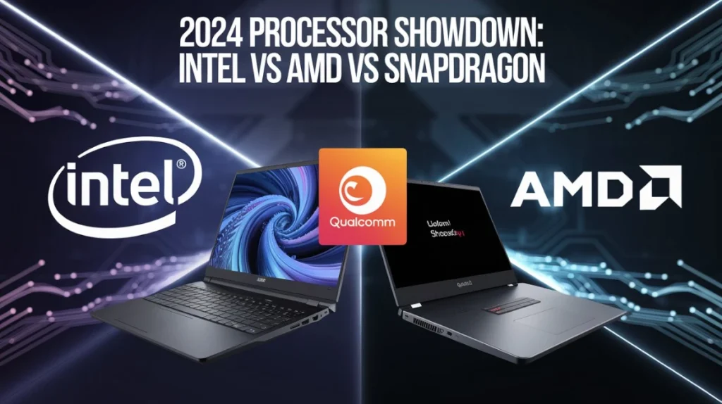 Processor Comparison of Intel, AMD, and Qualcomm Snapdragon